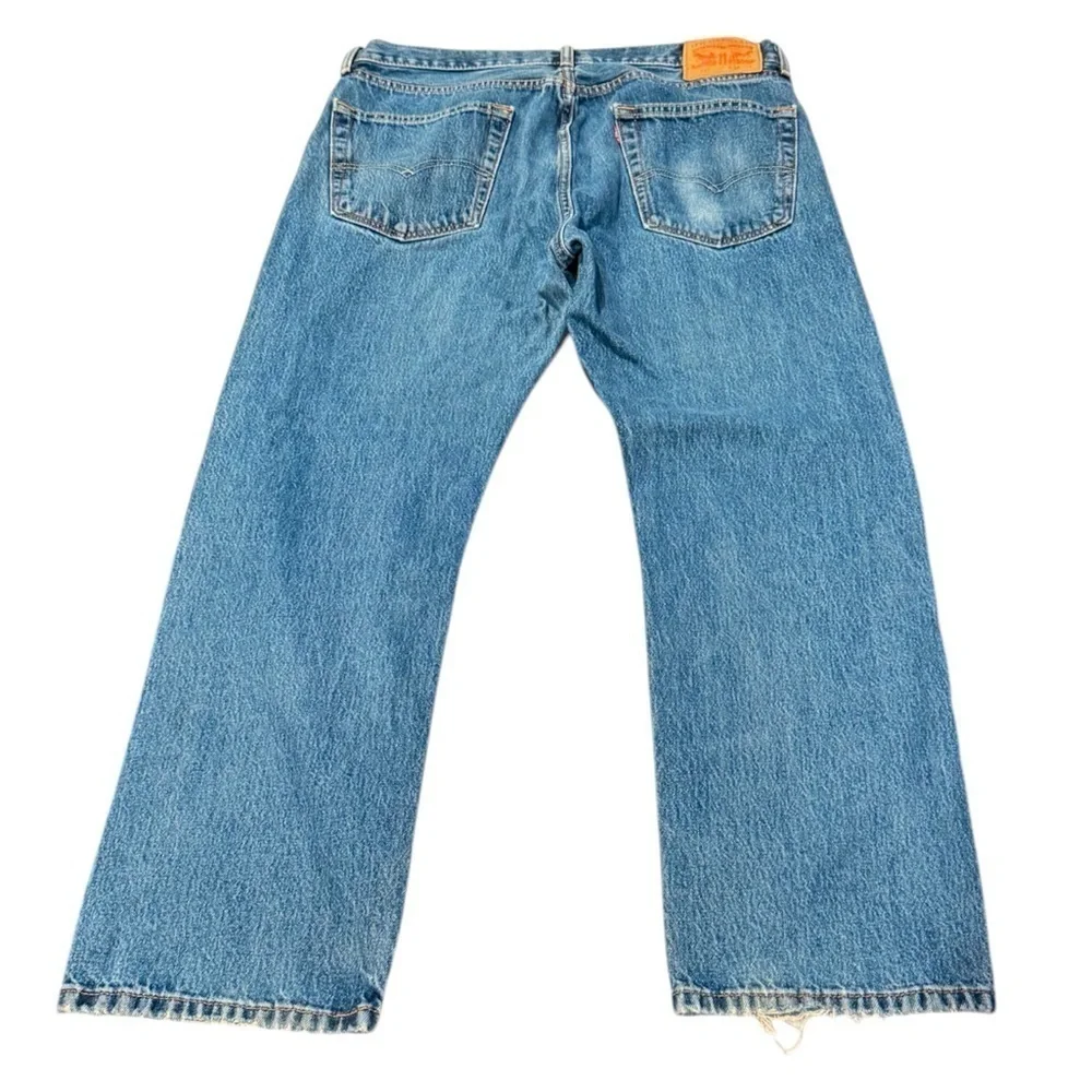 Levi’s Men’s 505 Jeans Medium Wash Straight Size W36 L29 Denim